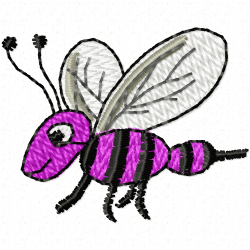 Insectes Embroidery Design 12